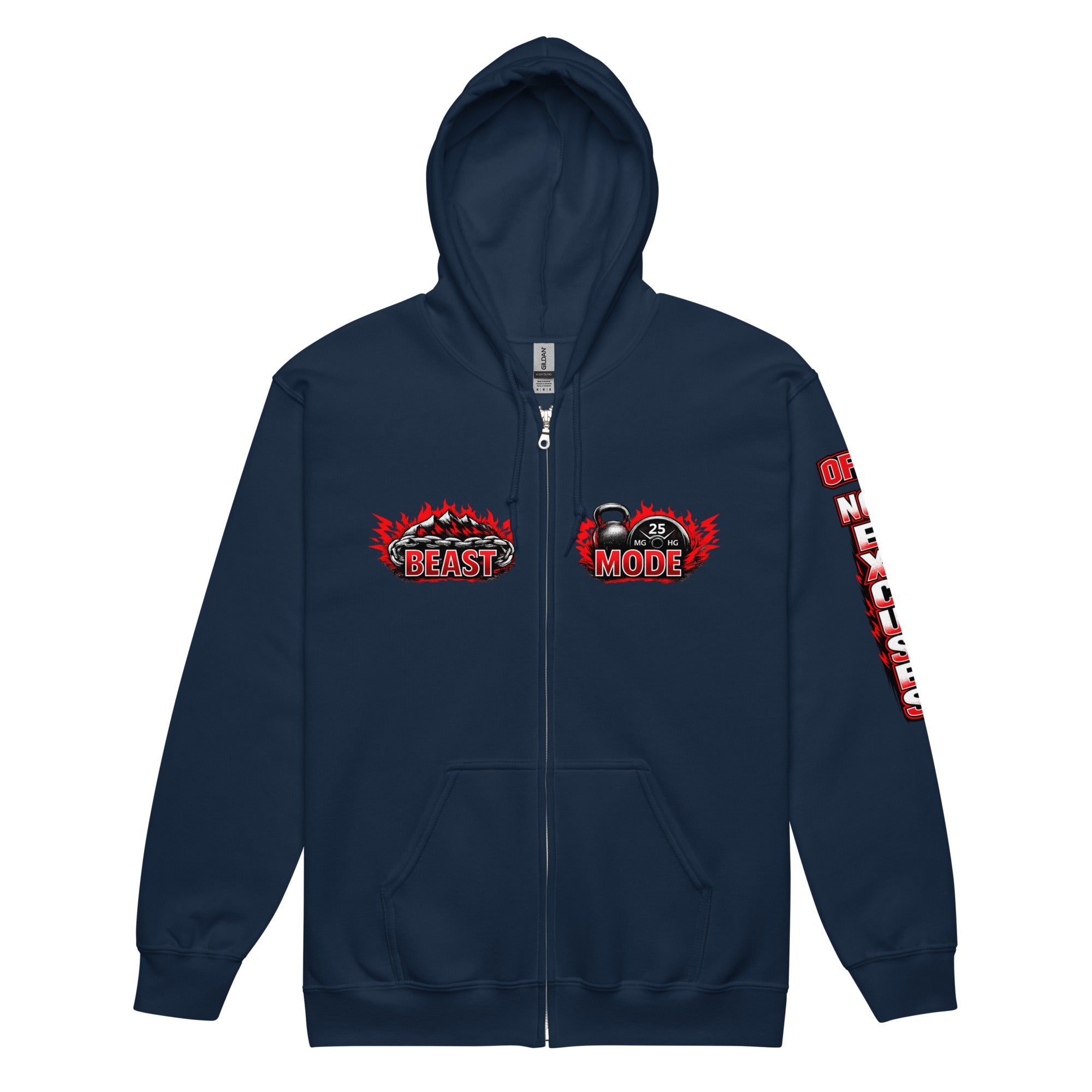 OFC Men's Heavy Blend Zip Hoodie - Premium Fleece Performance