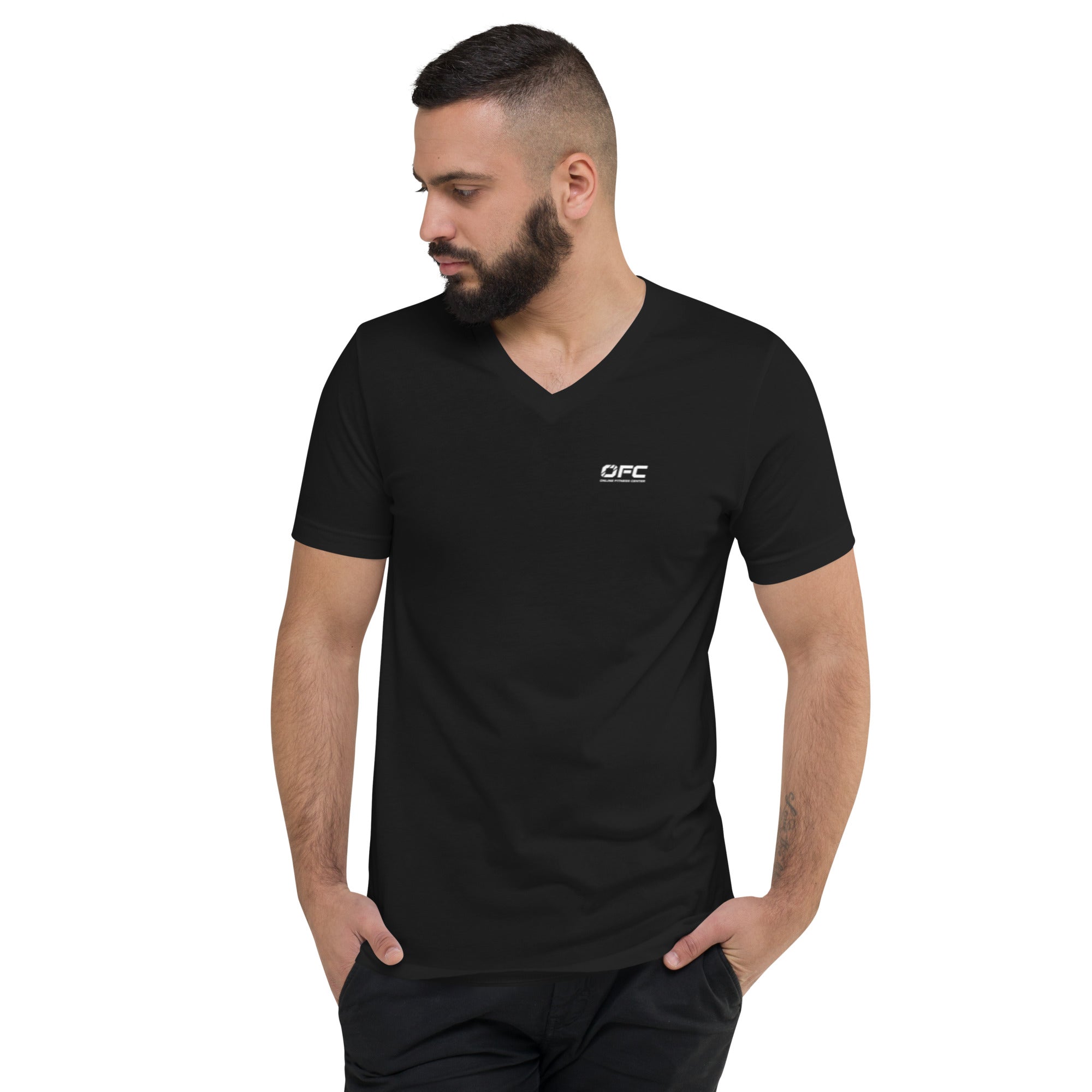 Men's OFC Gym V-Neck T-Shirt - No Off Switch Motivational Tee