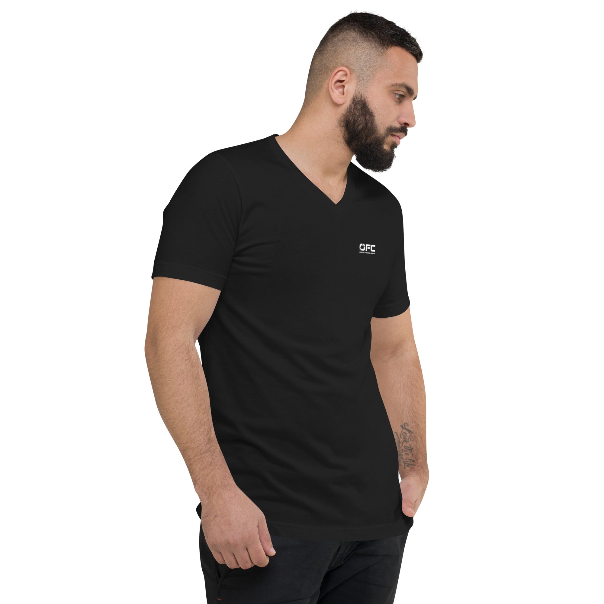 Men's OFC Gym V-Neck T-Shirt - No Off Switch Motivational Tee
