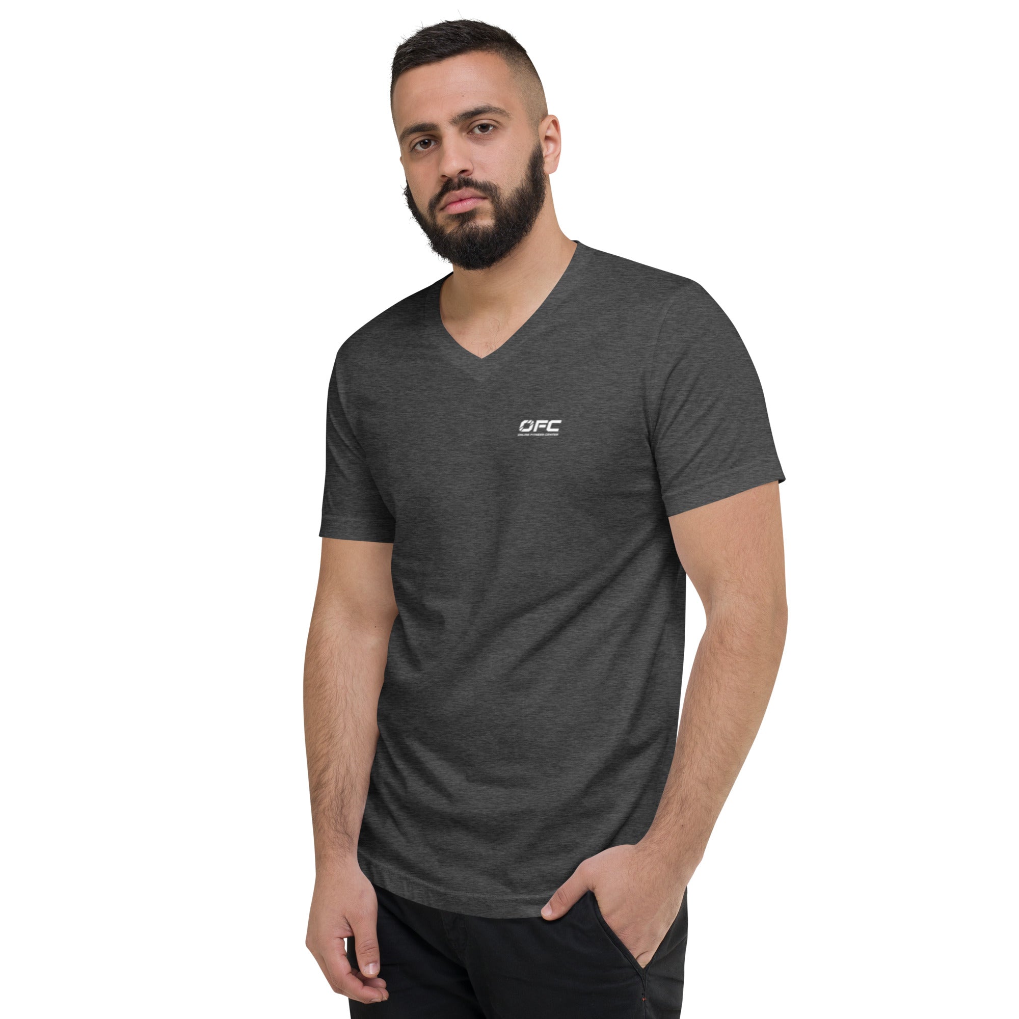 Men's OFC Gym V-Neck T-Shirt - No Off Switch Motivational Tee