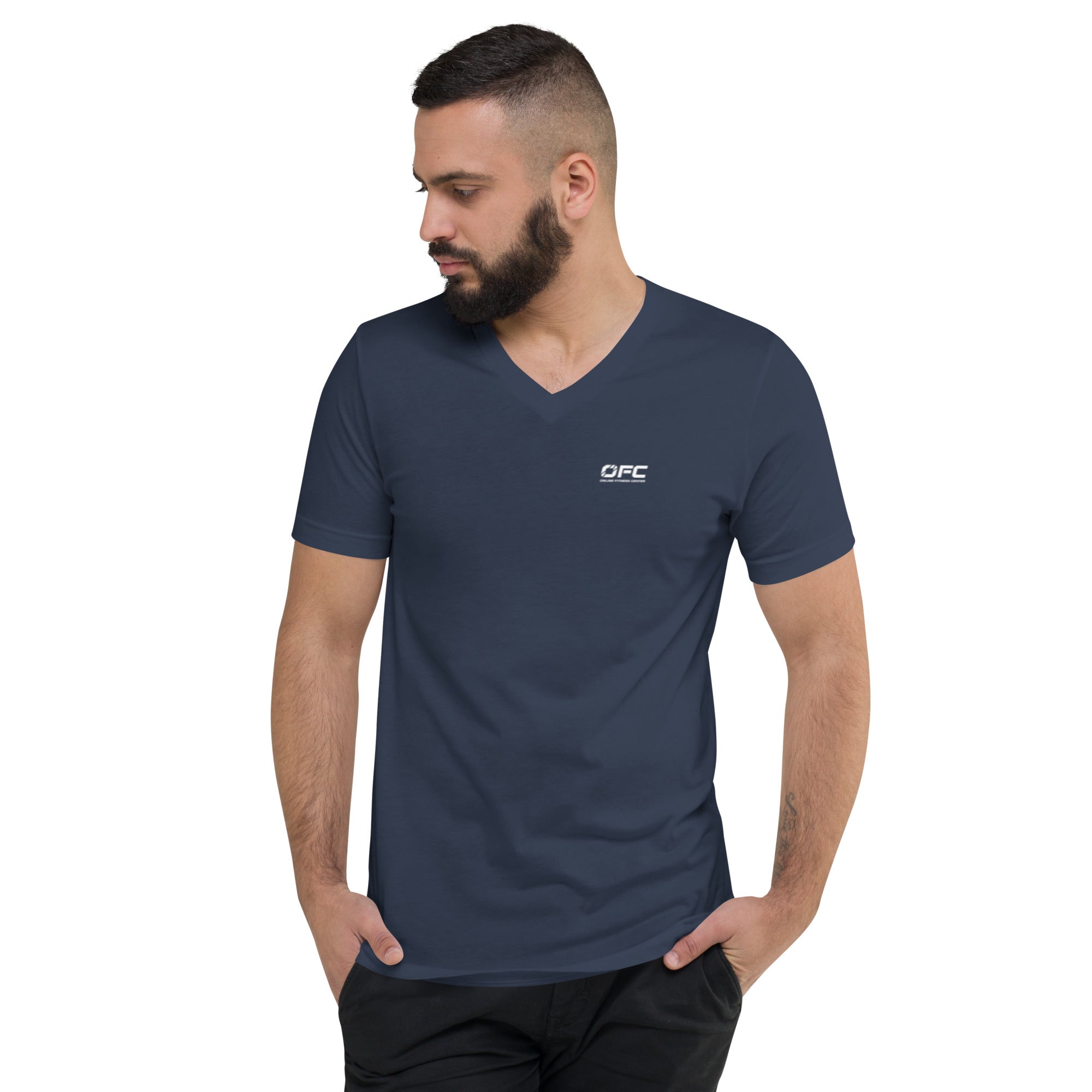 Men's OFC Gym V-Neck T-Shirt - No Off Switch Motivational Tee