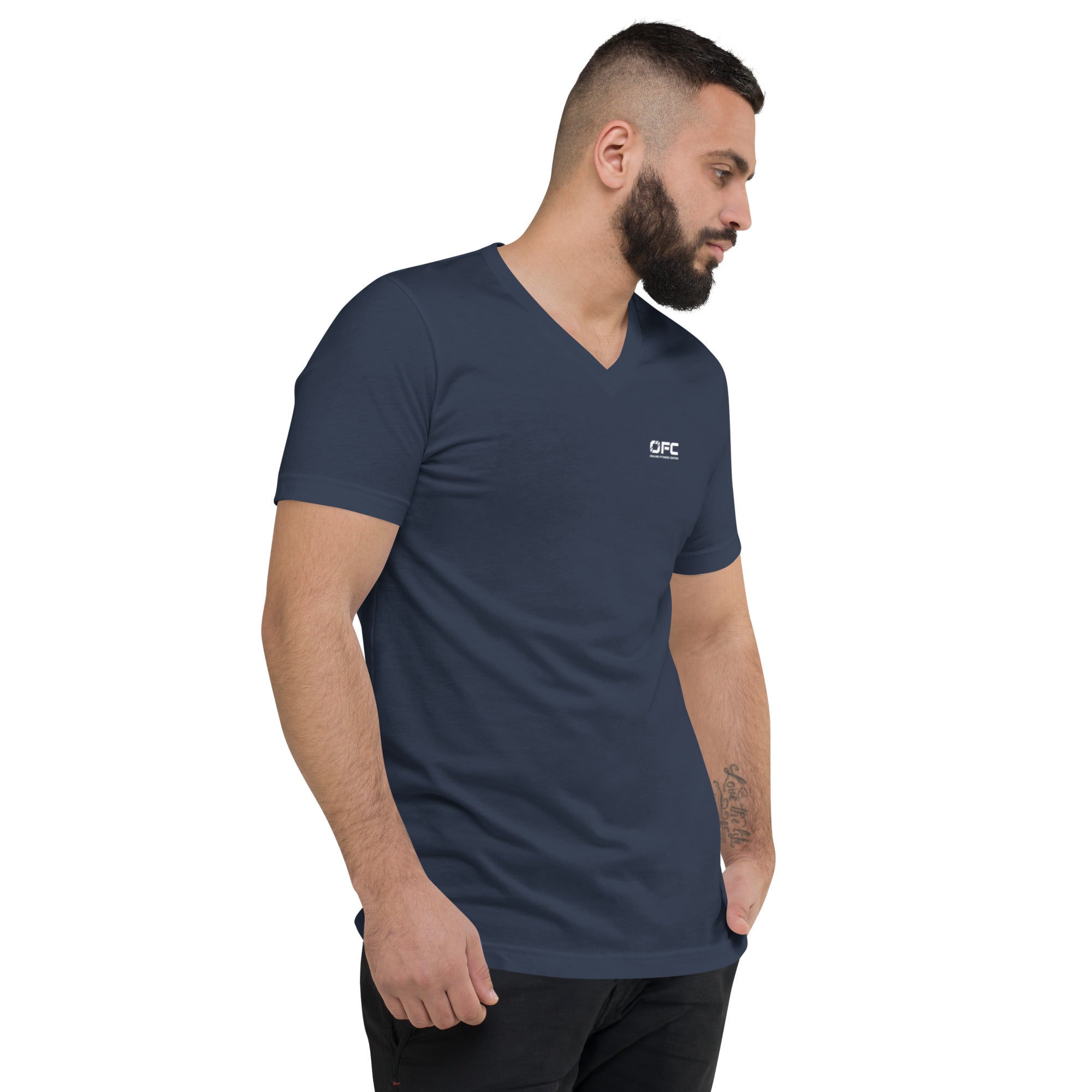 Men's OFC Gym V-Neck T-Shirt - No Off Switch Motivational Tee
