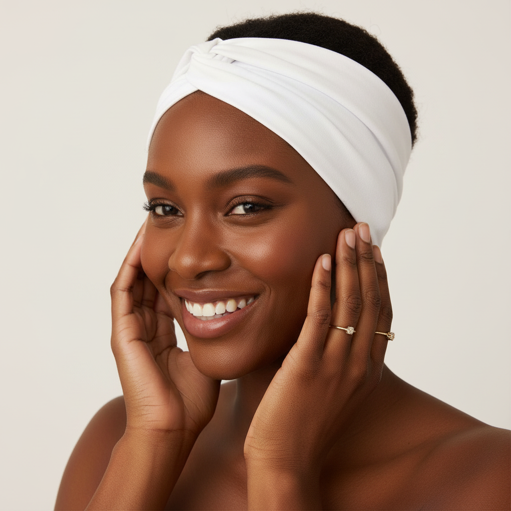 Wide Turban Headband 5-Pack - Elastic Yoga & Sports Hair Wrap for Women