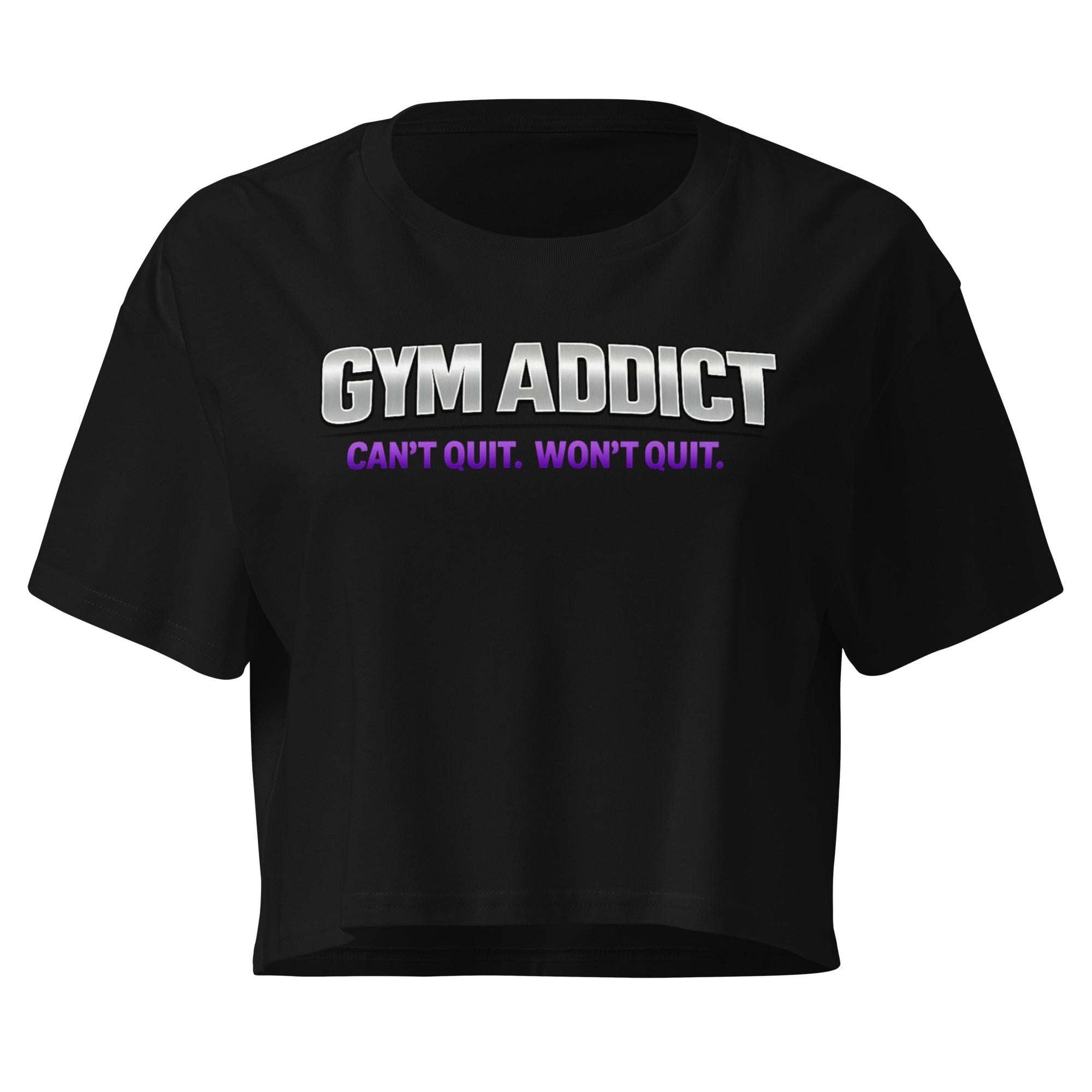 OFC Women's Crop Top - Premium Cotton Cropped Tee for Gym & Athleisure