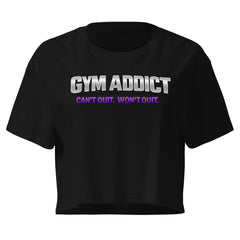 OFC Women's Crop Top - Premium Cotton Cropped Tee for Gym & Athleisure