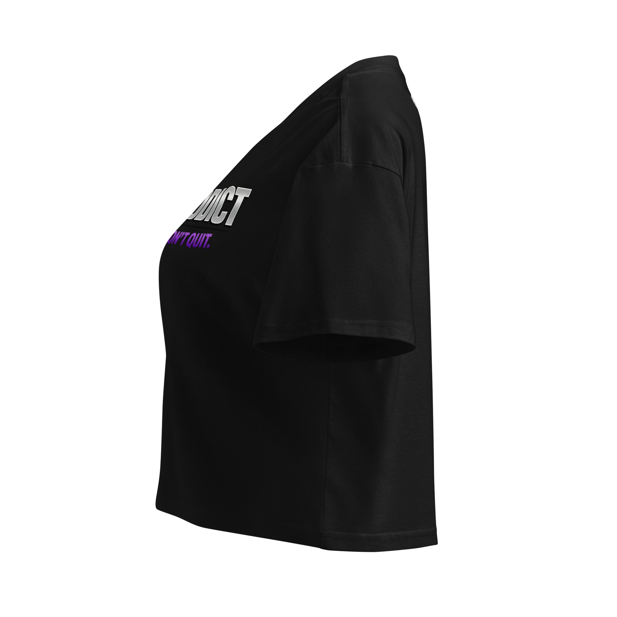 OFC Women's Crop Top - Premium Cotton Cropped Tee for Gym & Athleisure