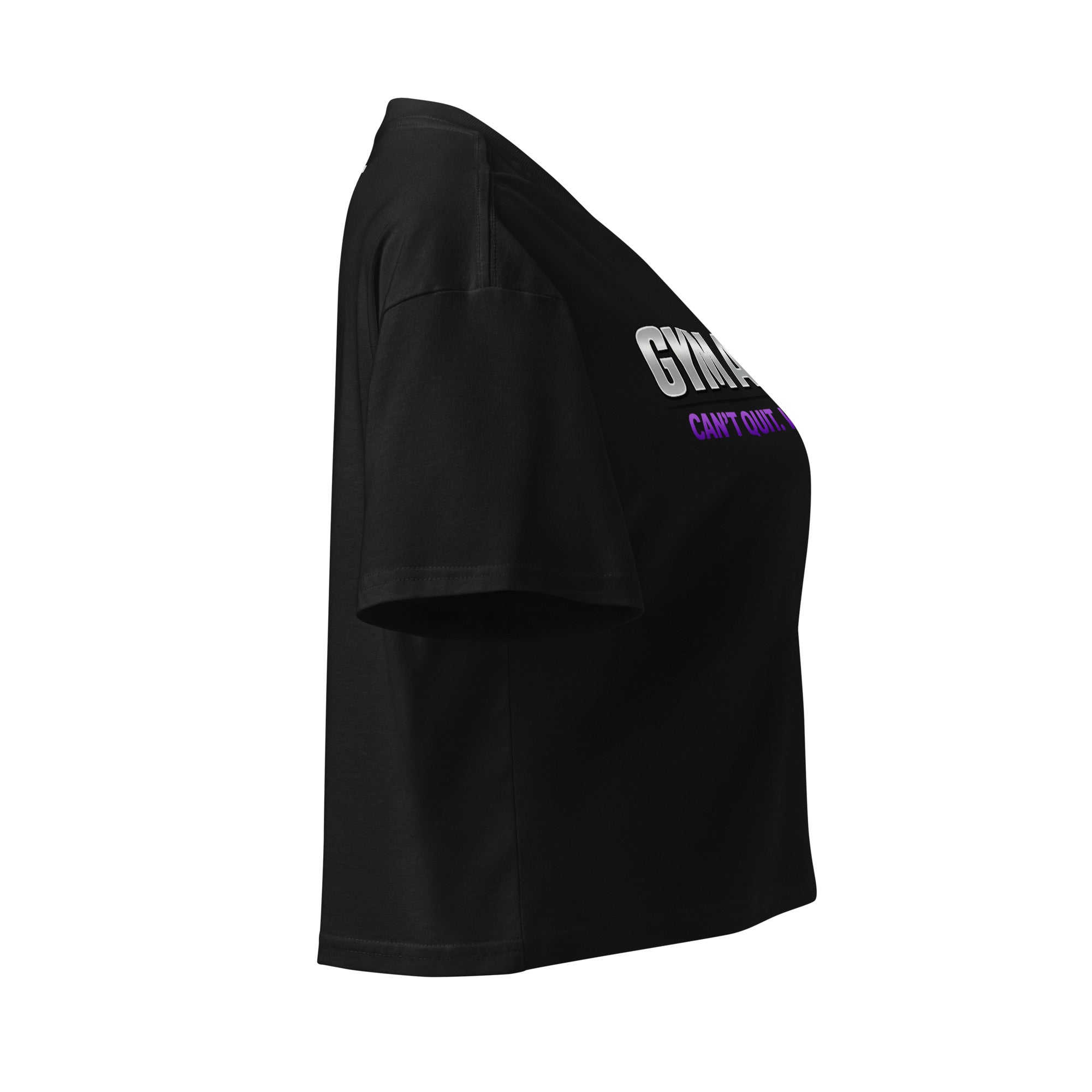 OFC Women's Crop Top - Premium Cotton Cropped Tee for Gym & Athleisure