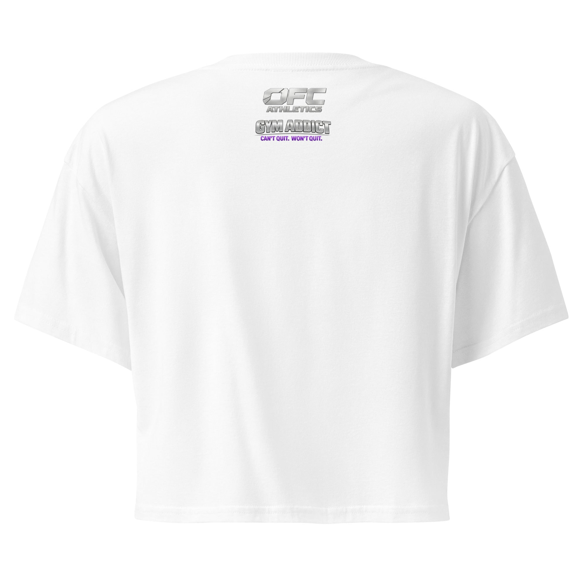 OFC Women's Crop Top - Premium Cotton Cropped Tee for Gym & Athleisure