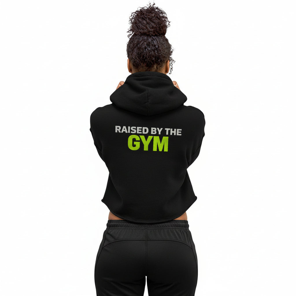 Crop Hoodie - Women's Cropped Fleece Hoodie | Online Fitness Center