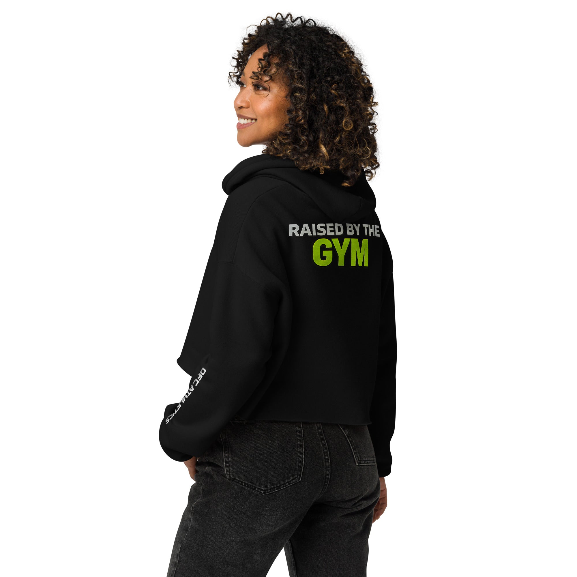 Crop Hoodie - Women's Cropped Fleece Hoodie | Online Fitness Center