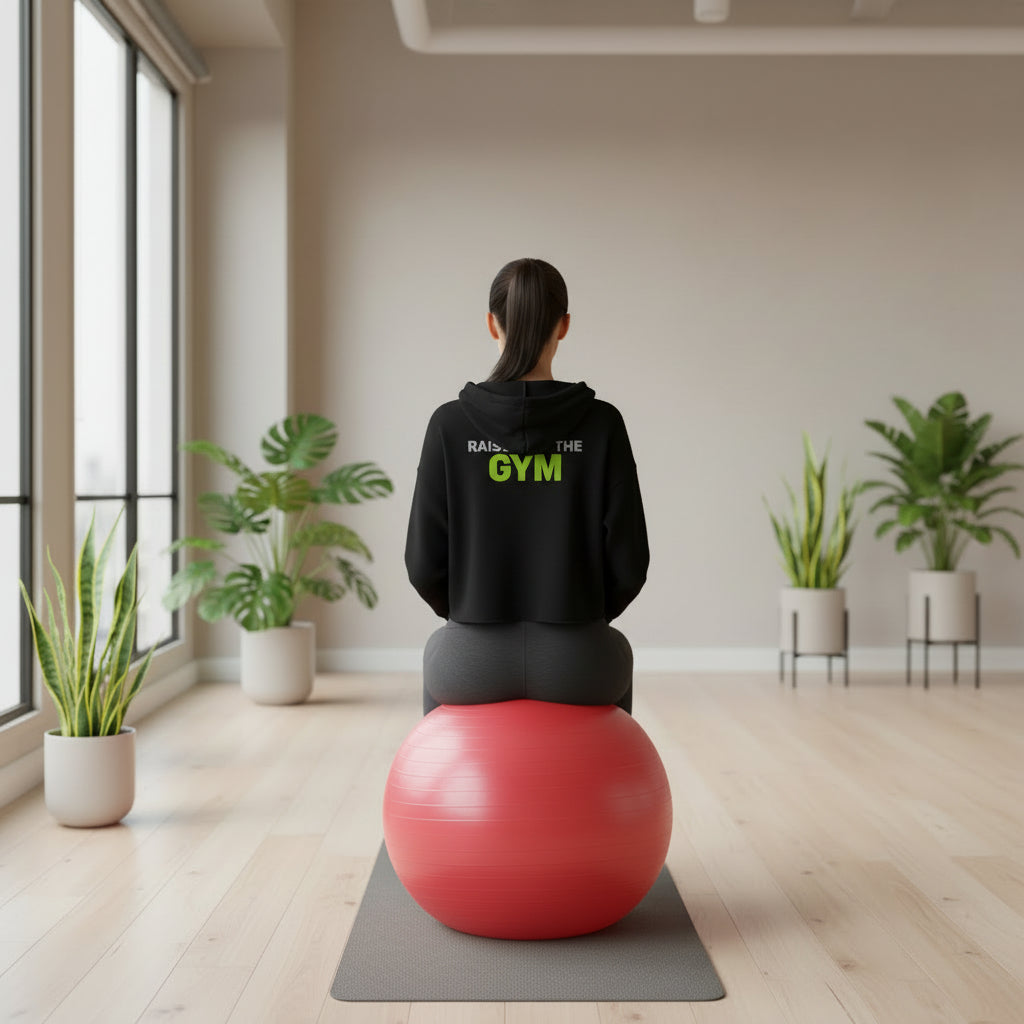 Crop Hoodie - Women's Cropped Fleece Hoodie | Online Fitness Center