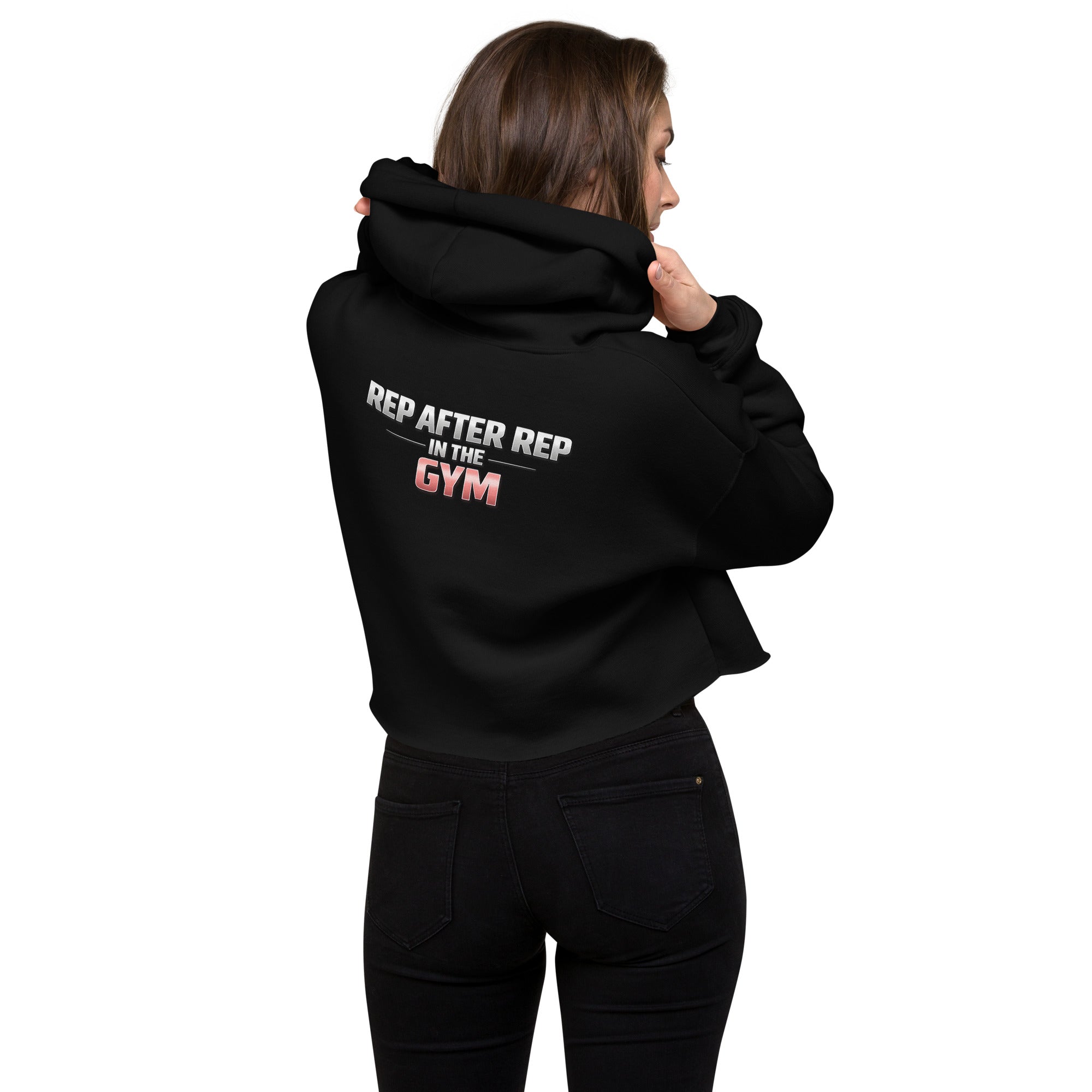 OFC Women's Cropped Hoodie - Premium Fleece Activewear with Raw Hem