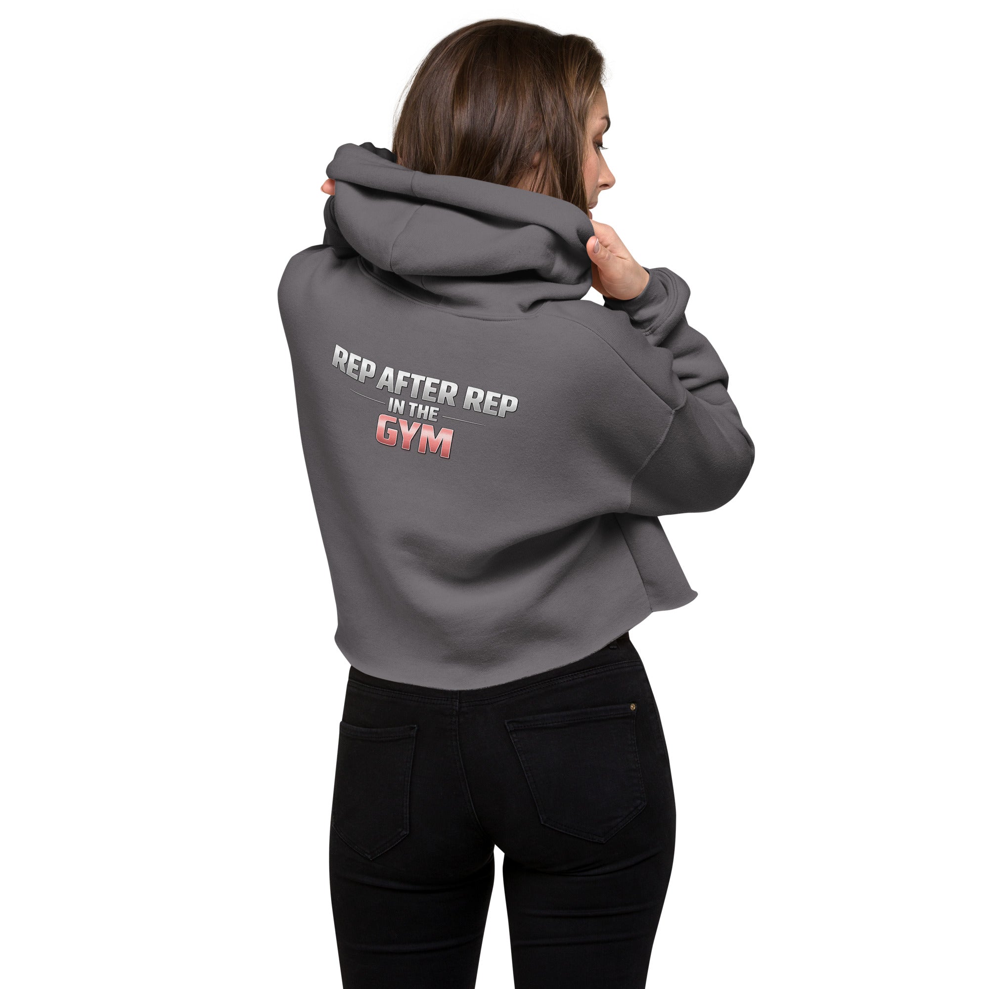 OFC Women's Cropped Hoodie - Premium Fleece Activewear with Raw Hem