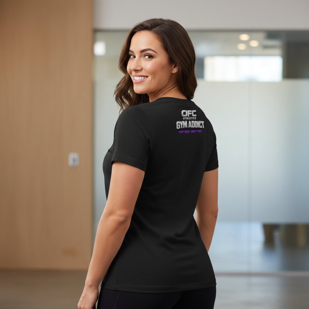 OFC Women's Relaxed T-Shirt - Premium Combed Cotton Tee for Everyday Comfort