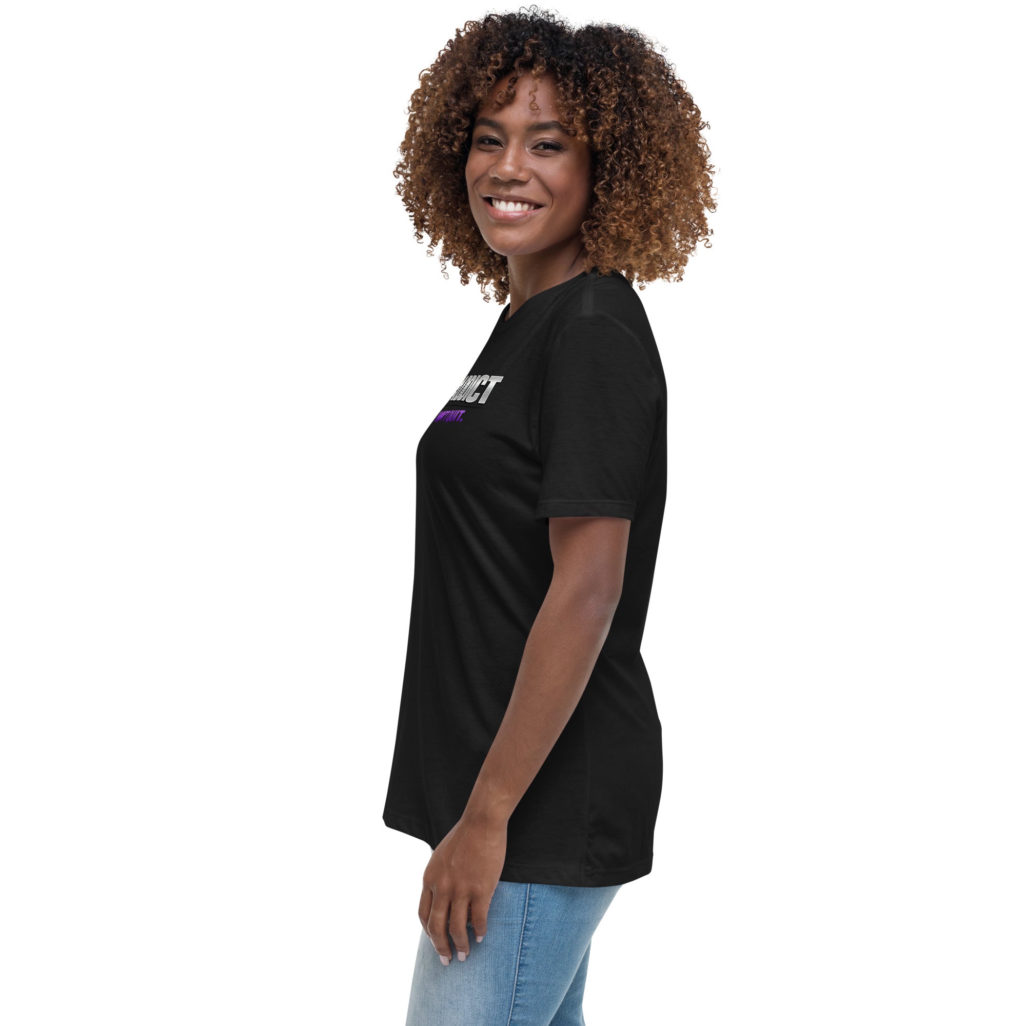 OFC Women's Relaxed T-Shirt - Premium Combed Cotton Tee for Everyday Comfort