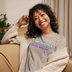 OFC Women's Relaxed T-Shirt - Premium Combed Cotton Tee for Everyday Comfort Heather Stone