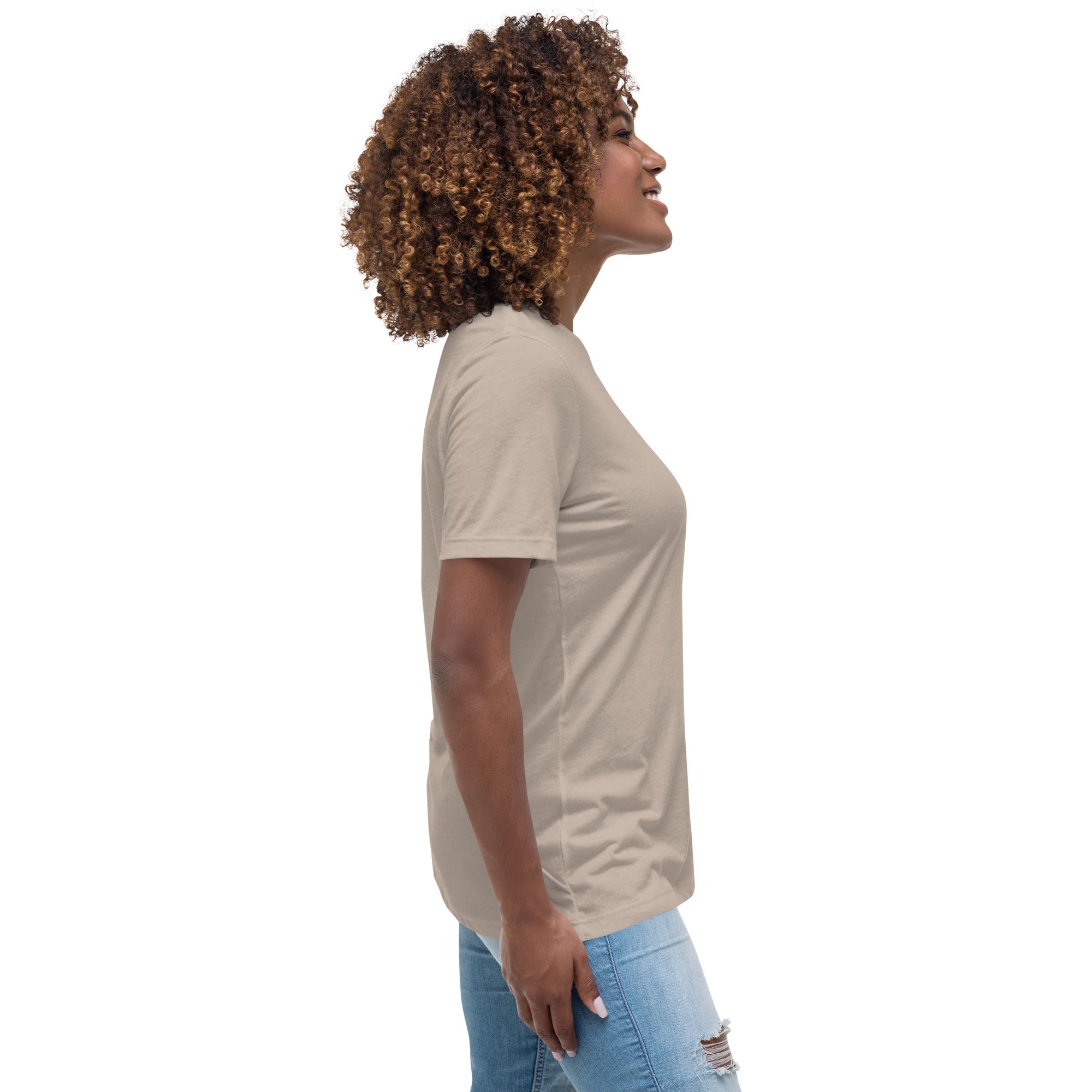 OFC Women's Relaxed T-Shirt - Premium Combed Cotton Tee for Everyday Comfort