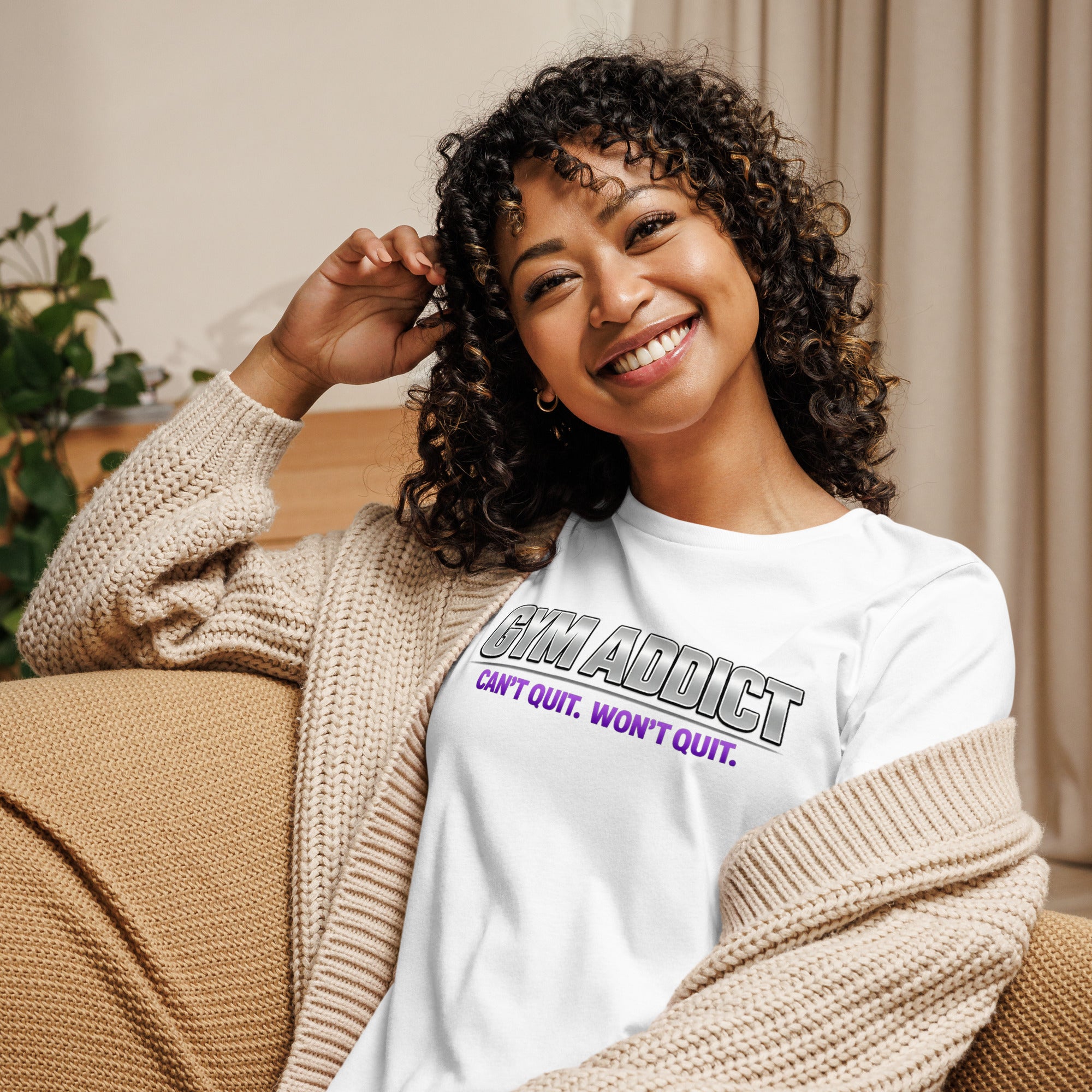 OFC Women's Relaxed T-Shirt - Premium Combed Cotton Tee for Everyday Comfort