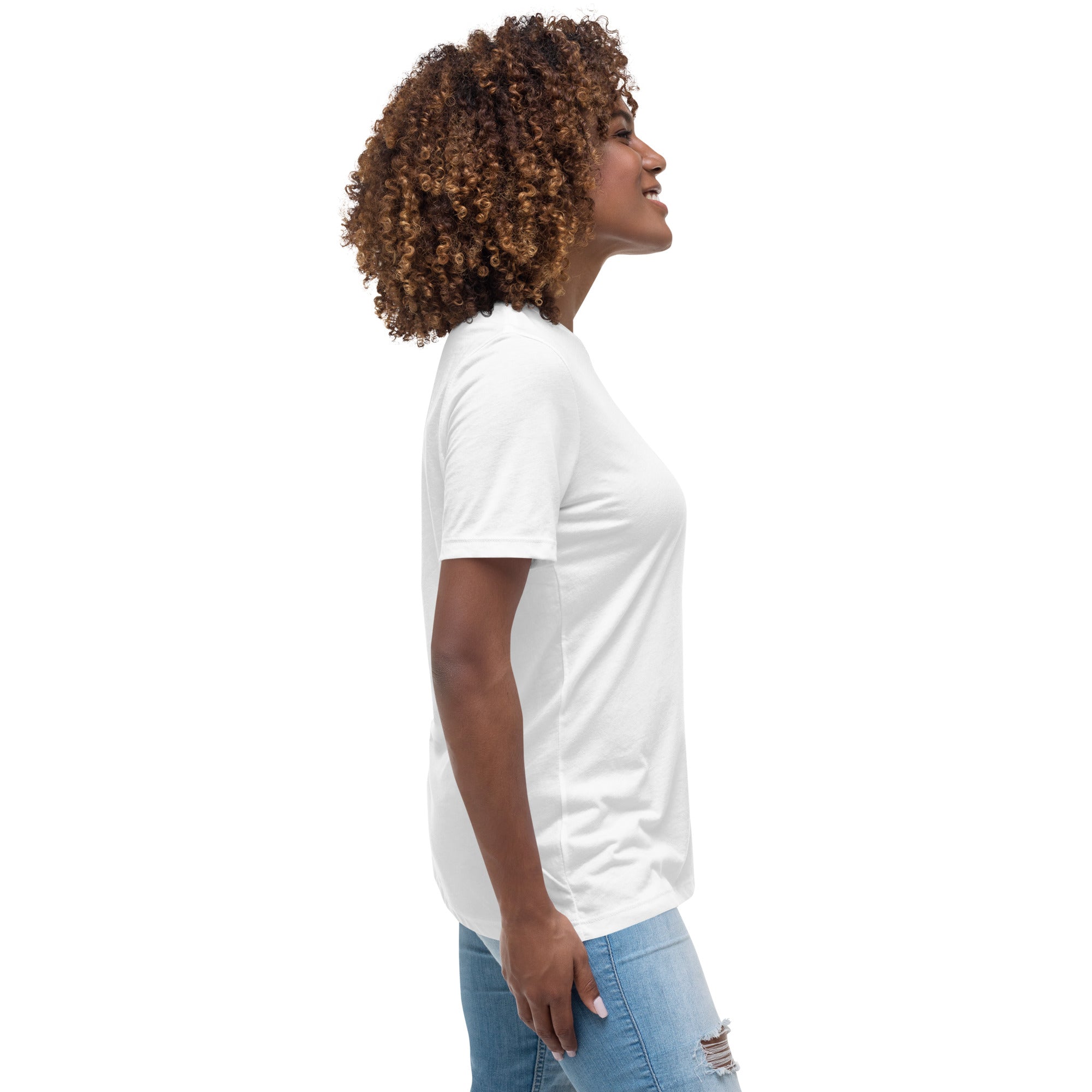 OFC Women's Relaxed T-Shirt - Premium Combed Cotton Tee for Everyday Comfort